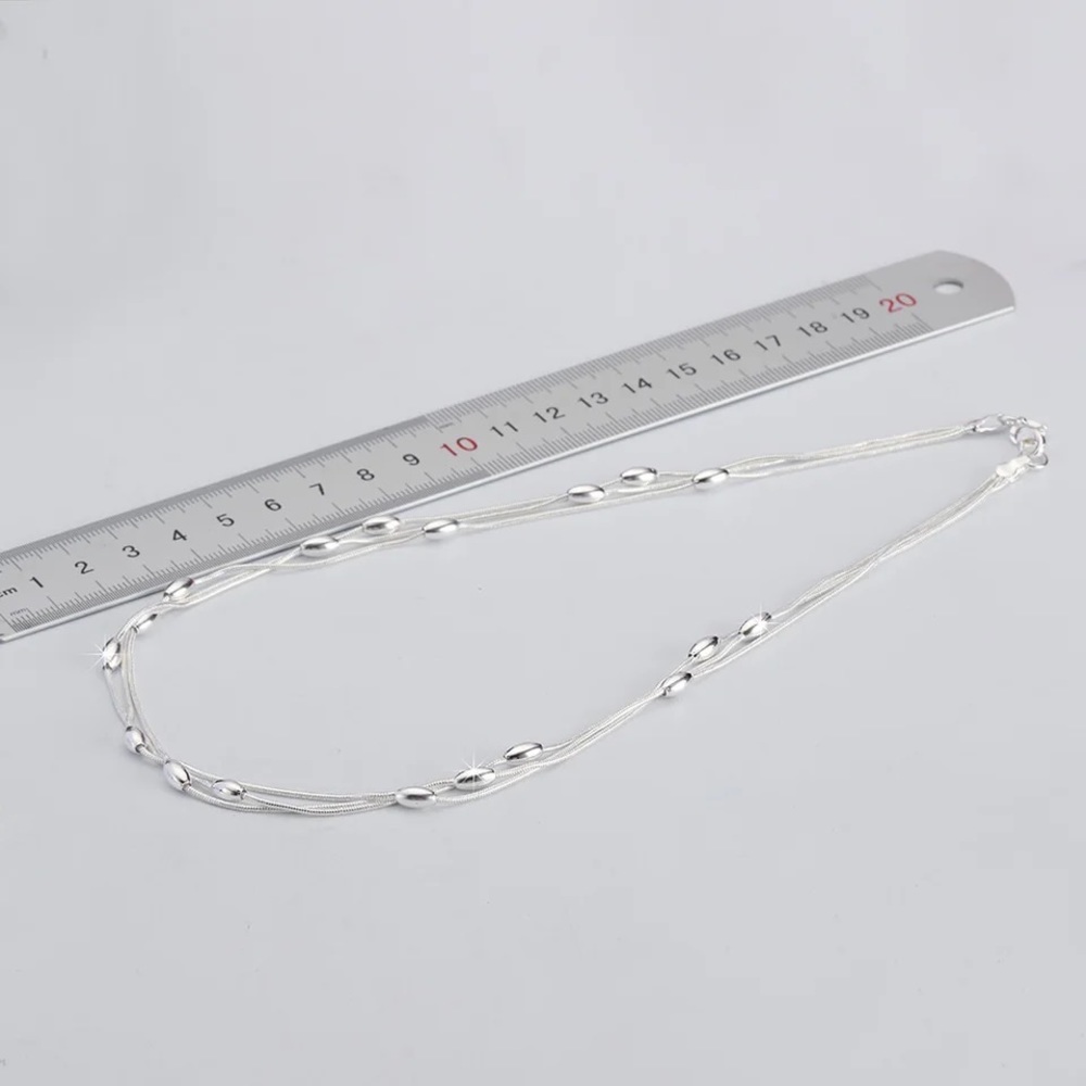 925 sterling silver Charms beads Necklace for women luxury fashion party - Picture 5 of 6
